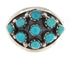 Silver Turquoise Southwestern Ring Size 6-3/4 PS58117